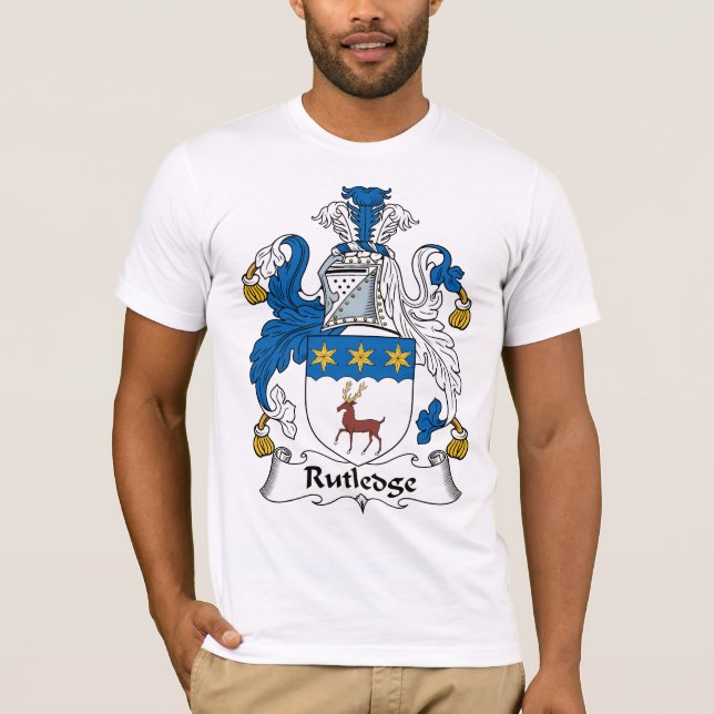 Rutledge Familienwappen T-Shirt (Vorderseite)