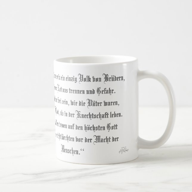 Rütlischwur Kaffeetasse (Rechts)