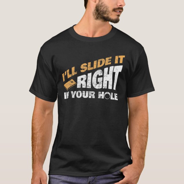 Rutschbahn in der Mitte des Löwenschlages T-Shirt (Vorderseite)