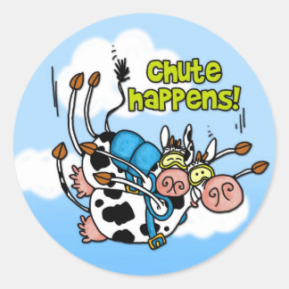 Rutsche geschieht Aufkleber