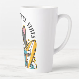 Rutschende Katze Spaß & Spielerei Vibes Milchtasse