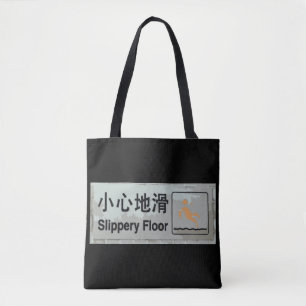 Rutschiger Boden Tasche