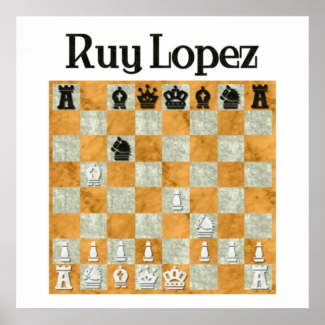 Ruy Lopez Poster (Vorne)
