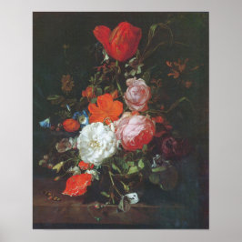 Ruysch - Vase mit Blume Poster
