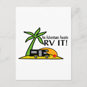 RV Adventure Postkarte