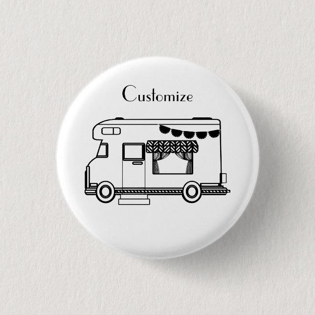 RV Camper Caravan Thunder_Cove  Button (Vorderseite)