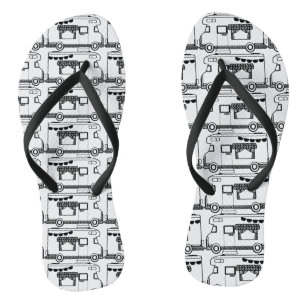 RV Camper Caravan Thunder_Cove Flip Flops