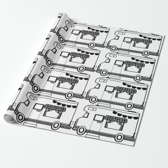 RV Camper Caravan Thunder_Cove Geschenkpapier (Ungerollt)