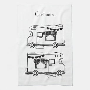 RV Camper Caravan Thunder_Cove Geschirrtuch