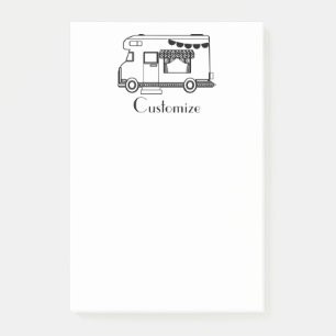 RV Camper Caravan Thunder_Cove Post-it Klebezettel