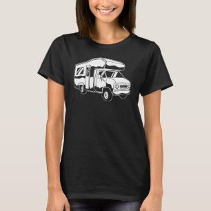 Rv Camper Van - Mobilhome Motorhome Rv Camper T-Shirt