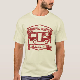 RV, Camper Van Owners Wild Camping T-Shirt