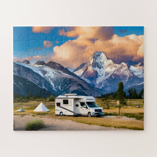 RV Camping Puzzles RV Tour Famille RV Voyage (Horizontal)