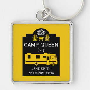 RV Camping Queen USA Schlüsselanhänger