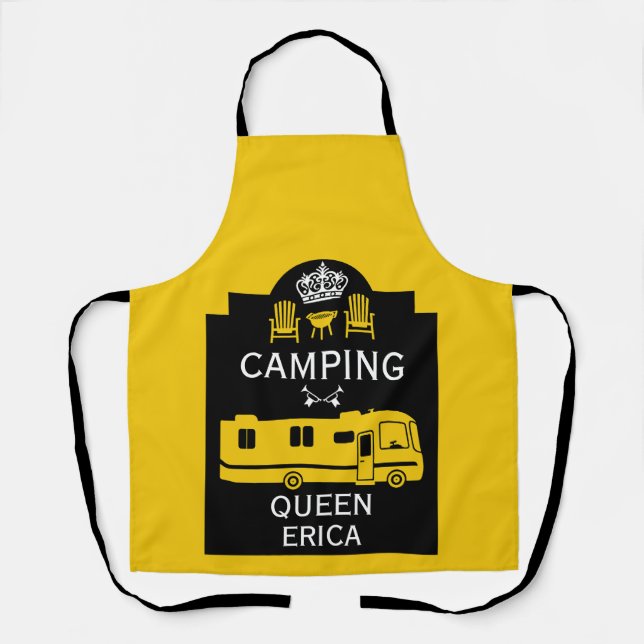 RV Camping Queen USA Schürze (Vorderseite)
