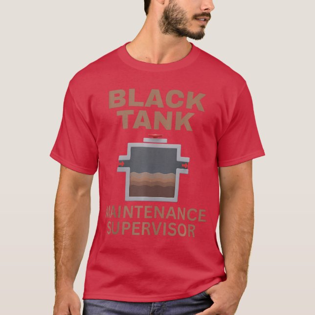 RV-Camping Schwarzwassertank-Wartung Dad Tee Tank  (Vorderseite)
