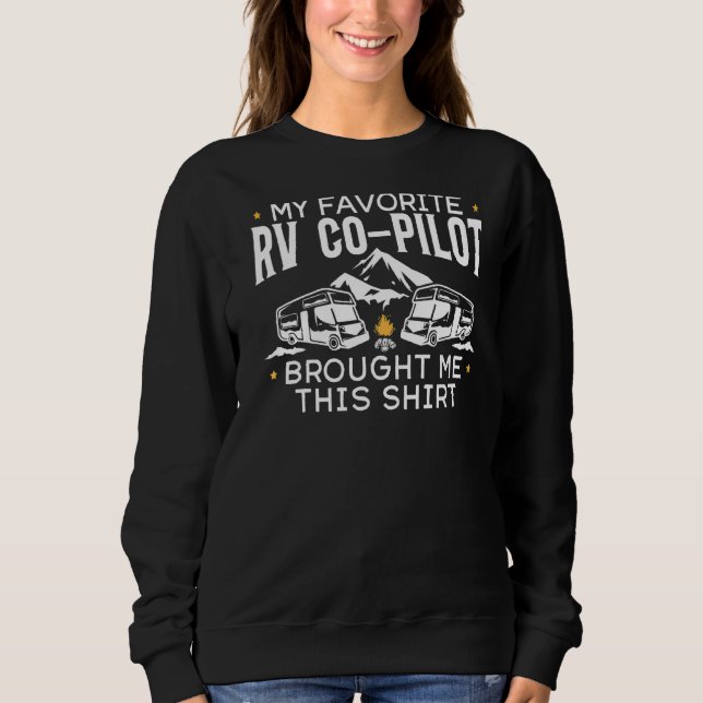 Rv Co Pilot Motorhome Camper Sweatshirt (Vorderseite)