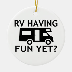 RV, der Spaß dennoch lustigen Wordplay hat Keramik Ornament