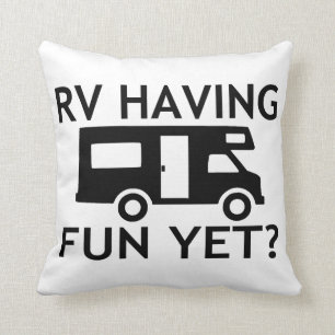 RV, der Spaß dennoch lustigen Wordplay hat Kissen