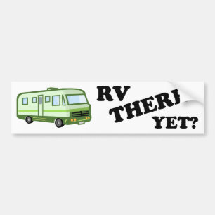 RV DORT SCHON? (Grün) Autoaufkleber