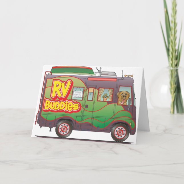 Rv-Freund-Wohnwagenanhänger RV Karte (Vorderseite)