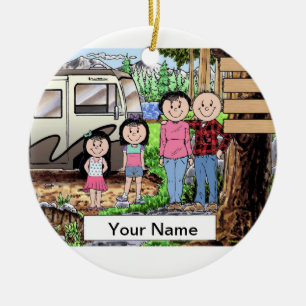 RV Lovers - 2 Girls Keramik Ornament