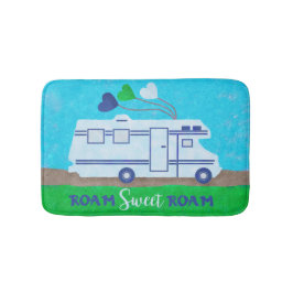 RV Motorhome durchstreifen Bonbon durchstreifen Badematte