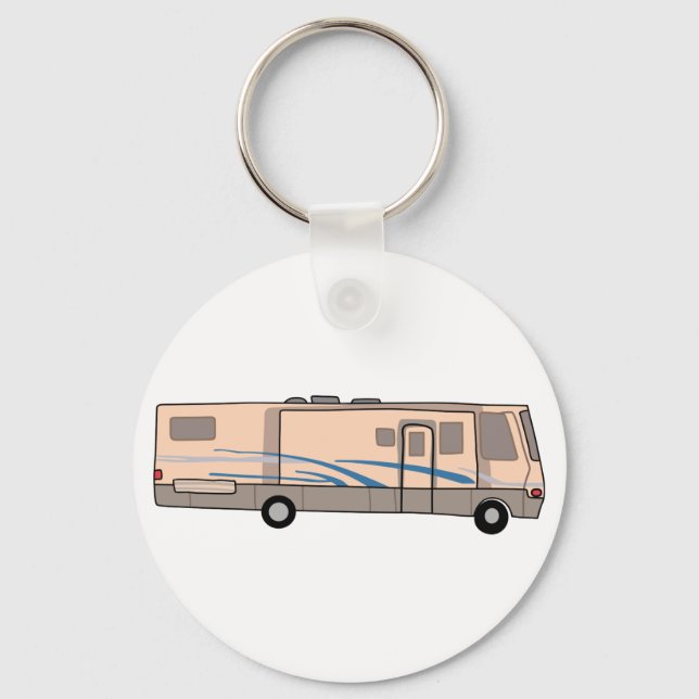 RV Motorhome Schlüsselanhänger (Vorderseite)