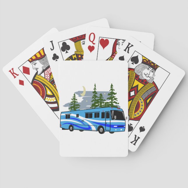 RV Motorhome Spielkarten (Rückseite)