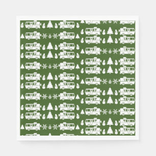 RV Motorhome Weihnachtsdekor Serviette