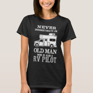 RV-Pilot-Camper-Wohnwagen-Lustig-Camping-Camp T-Shirt