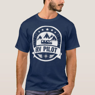 RV Pilot Funny Motorhome RV Reisen für Männer T-Shirt