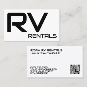 🚐 RV Rentals Custom QR Visitenkarte