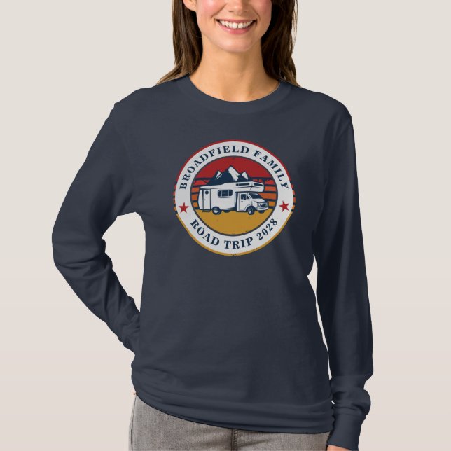 RV Road Trip Wiedersehen - Mama T-Shirt (Vorderseite)