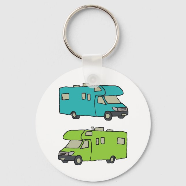 RV Sportfahrzeug Schlüsselanhänger (Vorderseite)