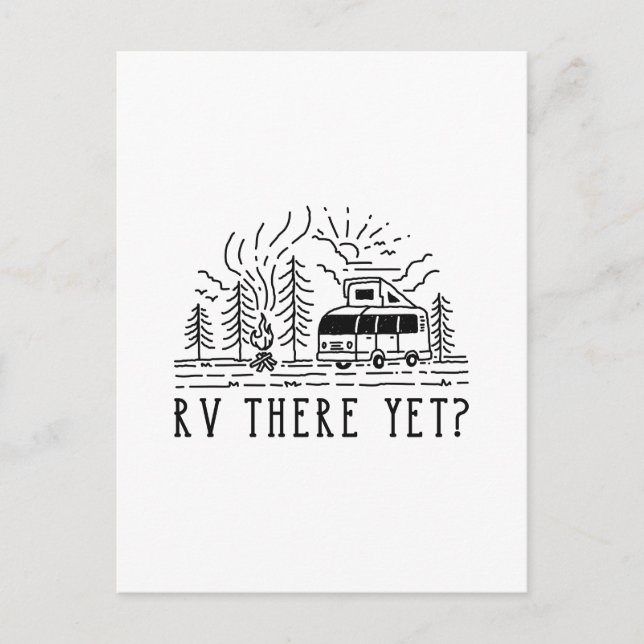 RV There yet Postkarte (Vorderseite)
