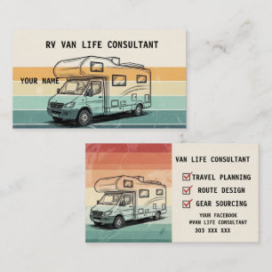 RV Van Life Visitenkarte