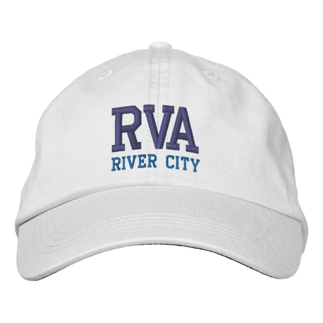 "RVA River City" bestickt mit Baseball Cap Bestickte Baseballkappe (Vorderseite)