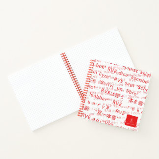 RVE SAYS: "Write A Book" Square Journal Notizbuch