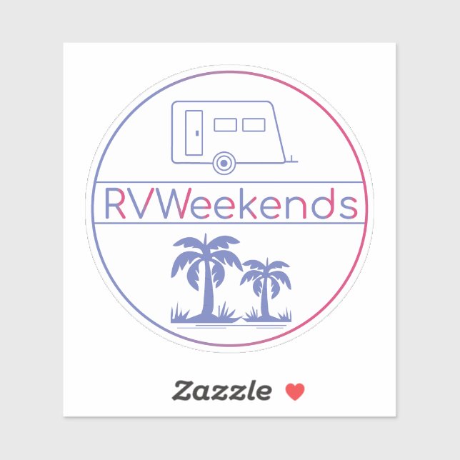 RVWeekends Sticker (Blatt)