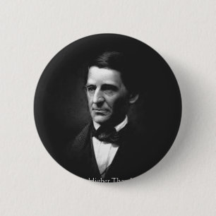 RW Emerson Intellect & Character Quote Geschenke & Button