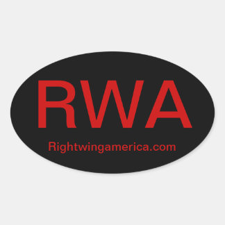 RWA OVALER AUFKLEBER