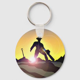 RWAC: Cowboy Chainsaw Spade Schlüsselanhänger