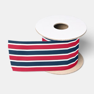 RWB Baseball-Akkord. Streifen 1-SATIN RIBBON SPOOL Satinband