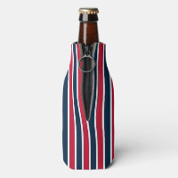 RWB Baseball-Kabelstreifen 1 FLASCHE COOLER
