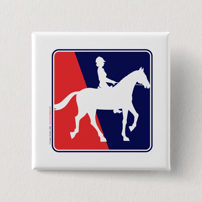 RWB-HORSE-RIDER BUTTON (Vorderseite)
