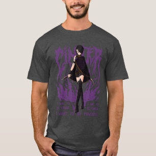 RWBY Cinder Fall Heavy Metal Anime Cartoon lustig T-Shirt