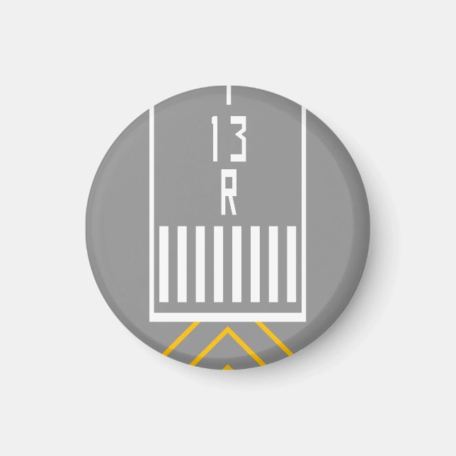 RWY-Schwellenwert 13R Magnet (Vorne)