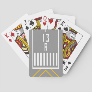 RWY-Schwellenwert 13R Spielkarten