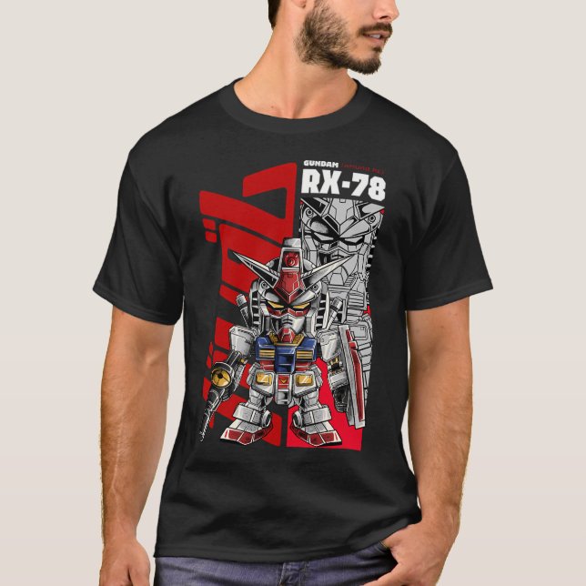 Rx78 Gundam T-Shirt (Vorderseite)